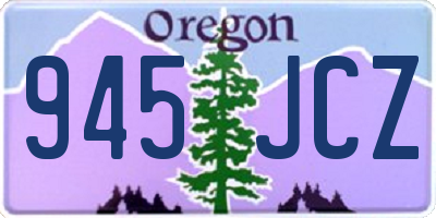 OR license plate 945JCZ