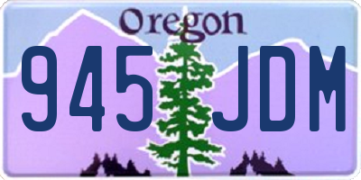 OR license plate 945JDM