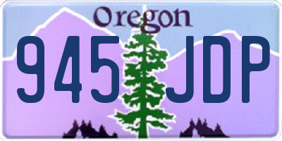 OR license plate 945JDP