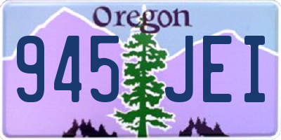 OR license plate 945JEI