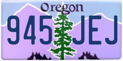 OR license plate 945JEJ
