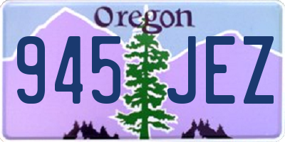 OR license plate 945JEZ