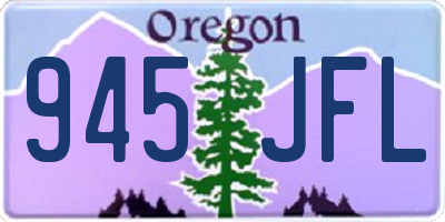 OR license plate 945JFL