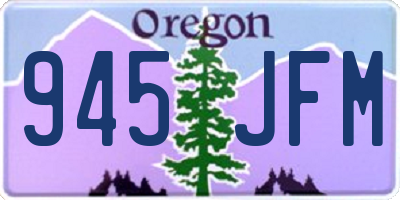 OR license plate 945JFM