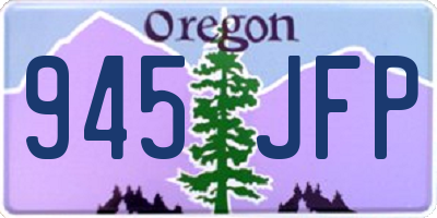 OR license plate 945JFP