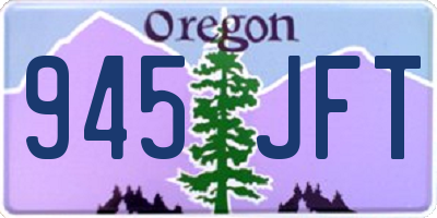OR license plate 945JFT