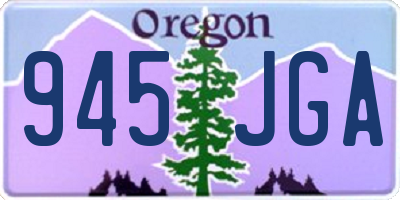 OR license plate 945JGA