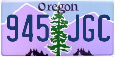 OR license plate 945JGC