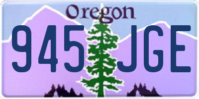 OR license plate 945JGE