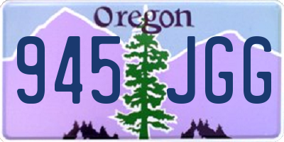 OR license plate 945JGG