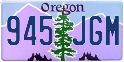 OR license plate 945JGM