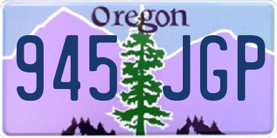 OR license plate 945JGP