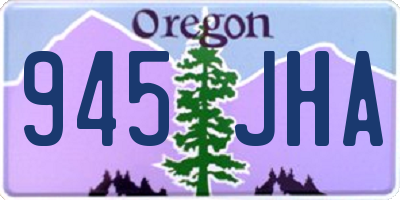 OR license plate 945JHA