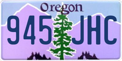 OR license plate 945JHC