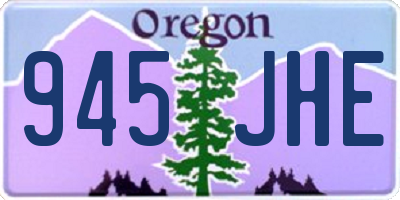 OR license plate 945JHE