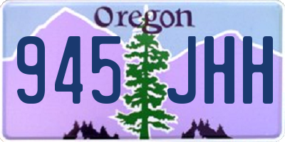 OR license plate 945JHH
