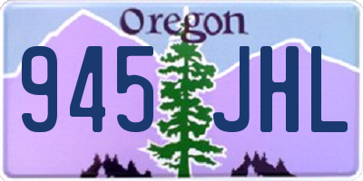 OR license plate 945JHL