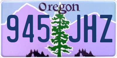 OR license plate 945JHZ
