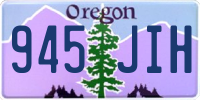 OR license plate 945JIH