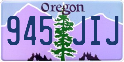 OR license plate 945JIJ