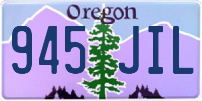 OR license plate 945JIL