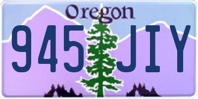 OR license plate 945JIY
