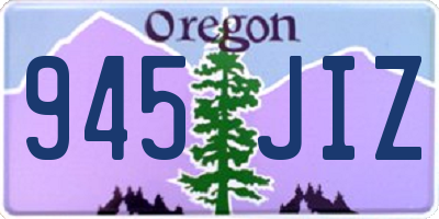 OR license plate 945JIZ