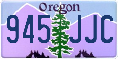 OR license plate 945JJC
