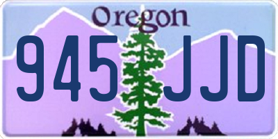 OR license plate 945JJD