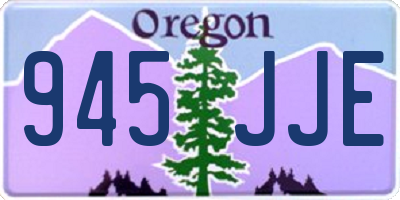 OR license plate 945JJE