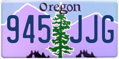 OR license plate 945JJG