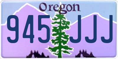 OR license plate 945JJJ