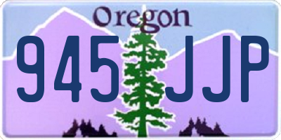 OR license plate 945JJP