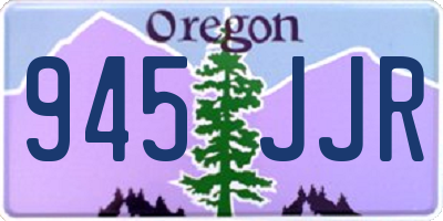 OR license plate 945JJR