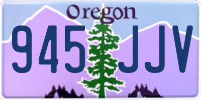 OR license plate 945JJV