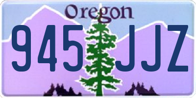 OR license plate 945JJZ