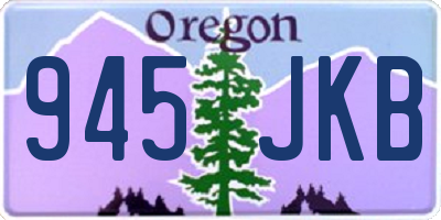 OR license plate 945JKB