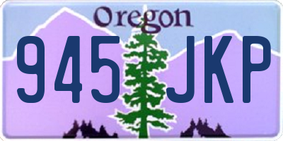 OR license plate 945JKP