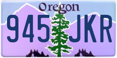 OR license plate 945JKR