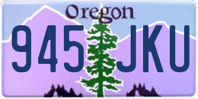 OR license plate 945JKU