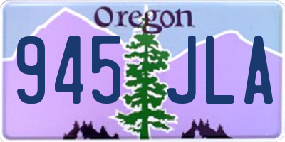 OR license plate 945JLA