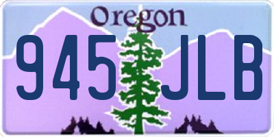 OR license plate 945JLB