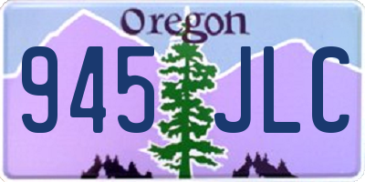 OR license plate 945JLC