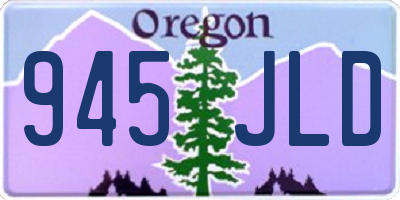 OR license plate 945JLD