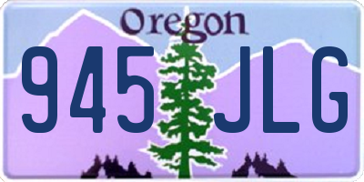 OR license plate 945JLG