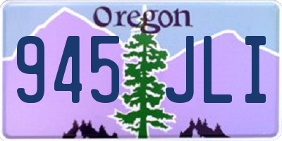 OR license plate 945JLI
