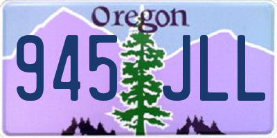 OR license plate 945JLL