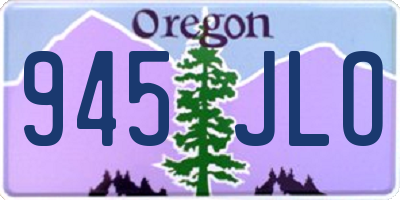 OR license plate 945JLO