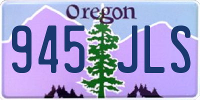 OR license plate 945JLS
