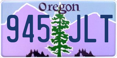 OR license plate 945JLT